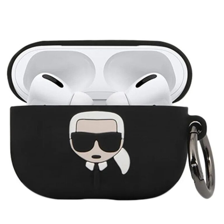 کاور سیلیکونی ایرپاد CGMobile مدل Karl Lagerfeld Embossed مناسب کیس AirpodsPro
