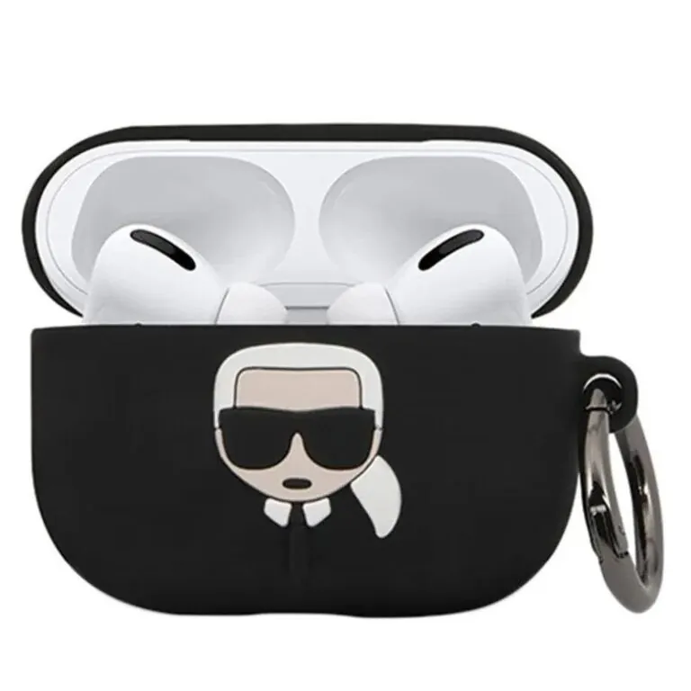 کاور سیلیکونی ایرپاد CGMobile مدل Karl Lagerfeld Embossed مناسب کیس AirpodsPro