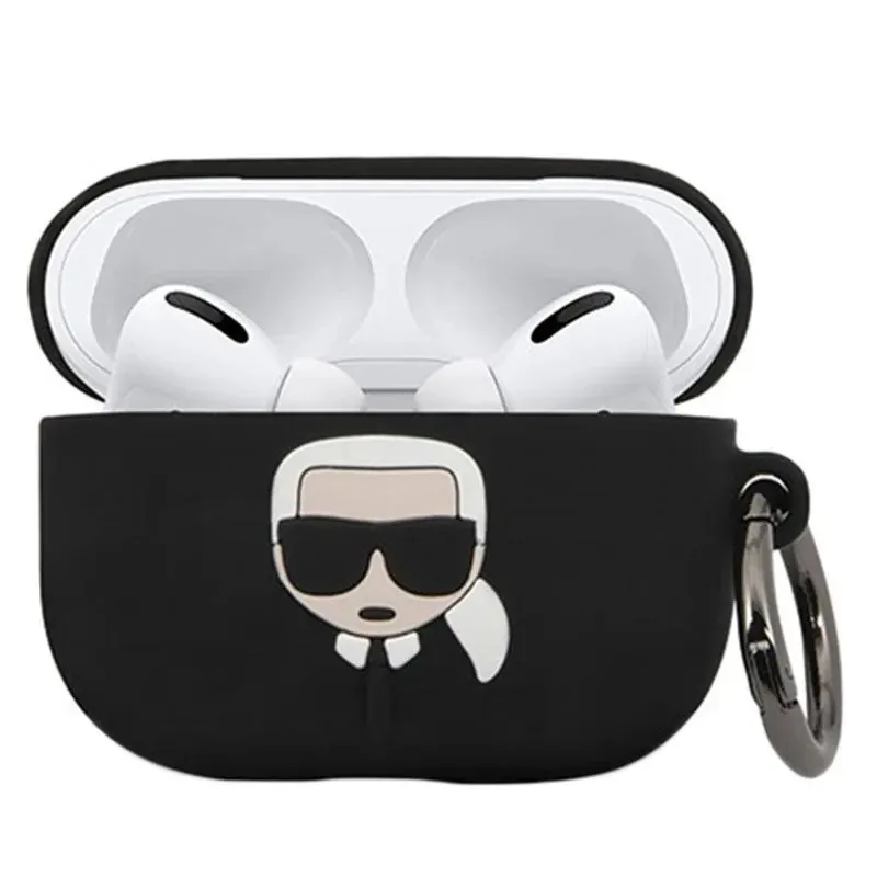 00 کاور سیلیکونی ایرپاد CGMobile مدل Karl Lagerfeld Embossed مناسب کیس AirpodsPro