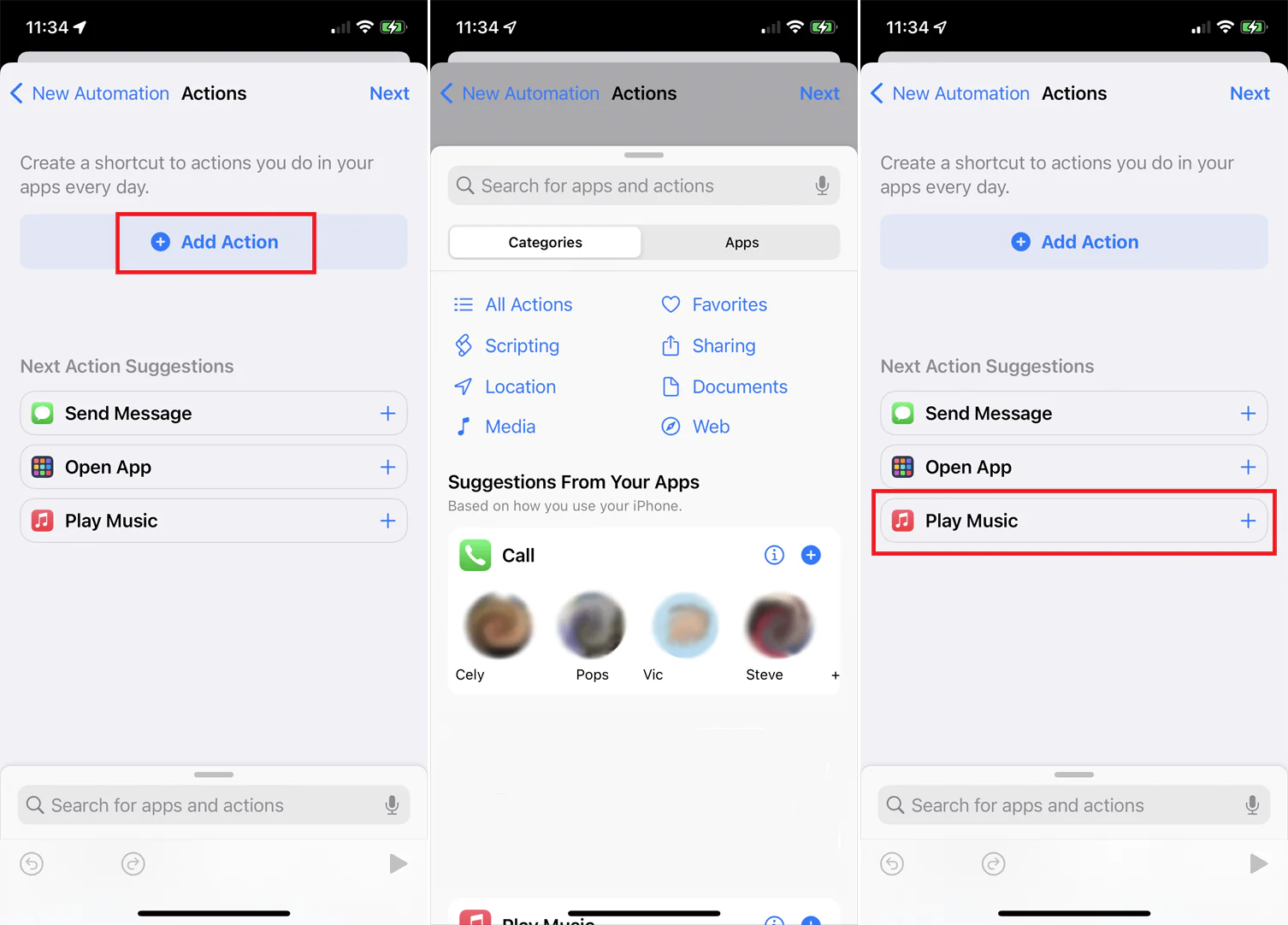 آموزش برنامه شورتکات اپل