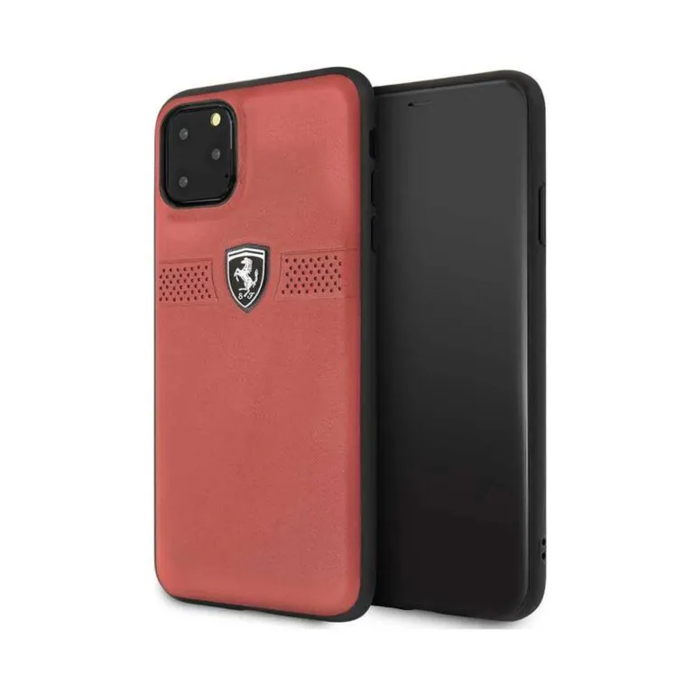 کاور چرمی CG Mobile مدل Ferrari Grained مناسب گوشی iPhone11ProMax