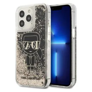 کاور سی جی کارل لاگرفلد مدل Liquid Glitter Gatsby Ikonik مناسب گوشی iPhone 13ProMax