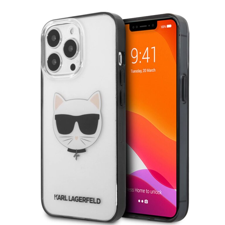 کاور سی جی کارل لاگرفلد مدل PC/TPU Choupette مناسب گوشی آیفون iPhone 13Pro