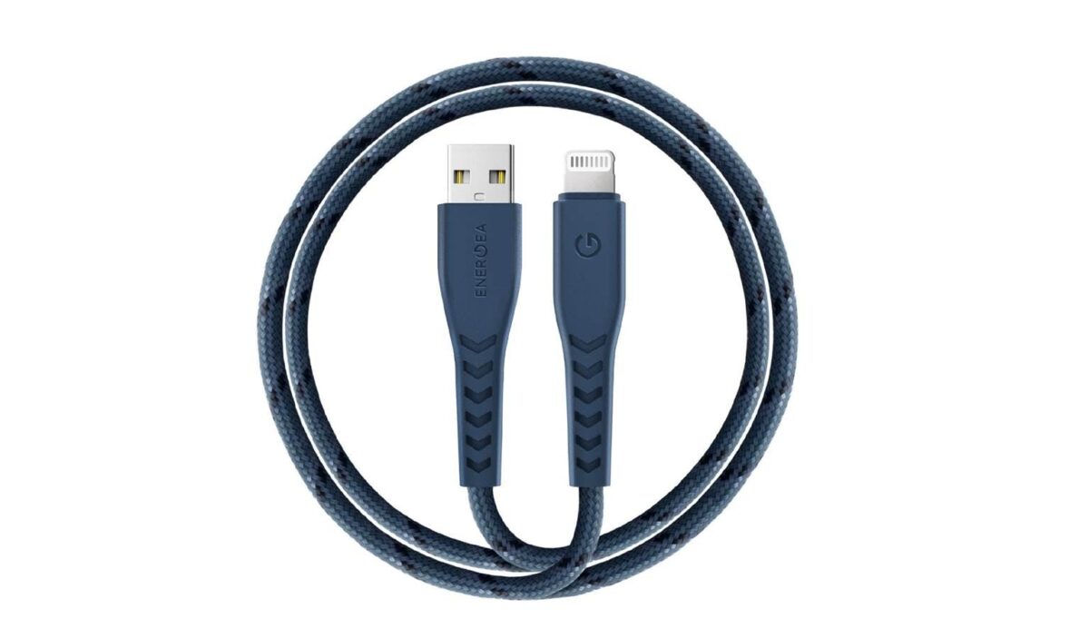 کابل تبدیل USB_A به لایتنینگ انرجیا مدل NyloFlex 3A به طول 1.5 متر