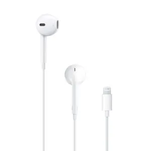 هدفون اپل مدل EarPods با کانکتور لایتنینگ اورجینال جعبه آیفون