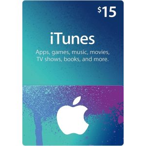 گیفت کارت 15 دلاری Apple Physical