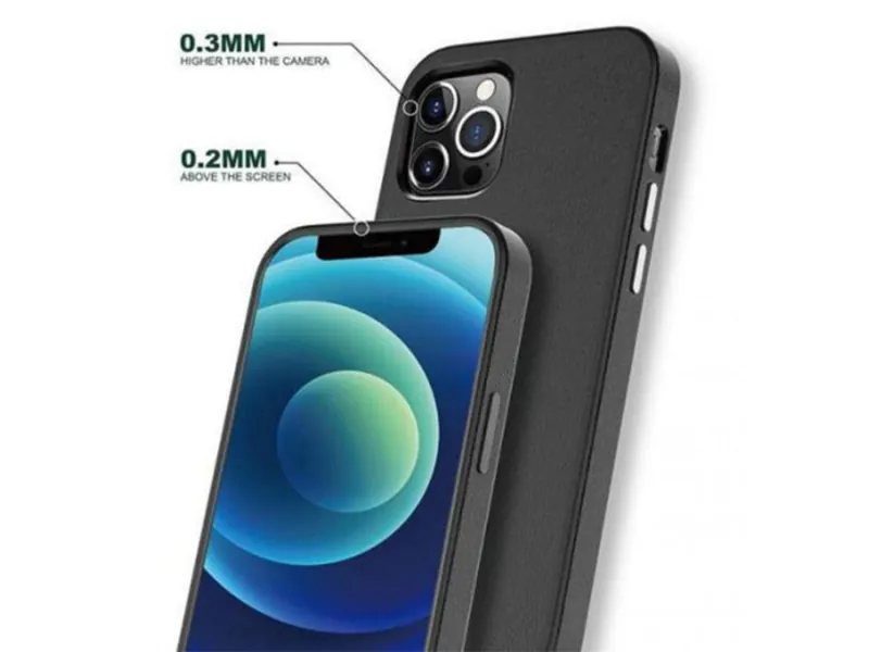 کاور چرمی GREEN مدل Luju MagSafe مناسب iPhone12/12Pro - مشکی کاور چرمی GREEN مدل Luju MagSafe مناسب iPhone12/12Pro - مشکی