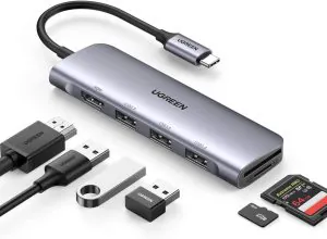 هاب 12 پورت GREEN Type-C