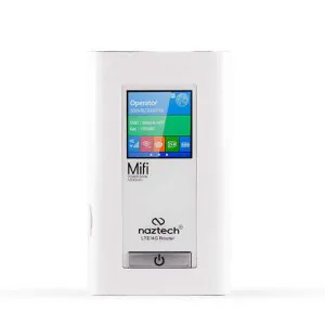 پاوربانک 5200میلی آمپر + LTE Mobile wifi Router مدل naztech