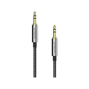 کابل 3.5mm AUX مدل Nylon Braided طول 1.2 متری naztech -