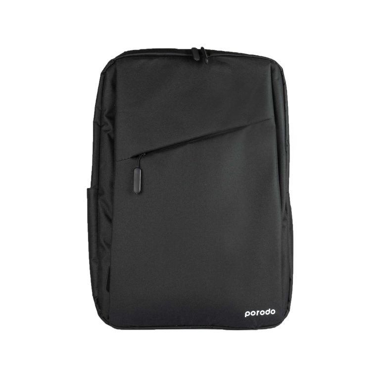 کوله پشتی Porodo مدل Lifestyle Nylon Fabric با اندازه 15.6 اینچی