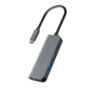 هاب POWEROLOGY با 4 پورت USB-C Hub+HDMI+ USB 3.0