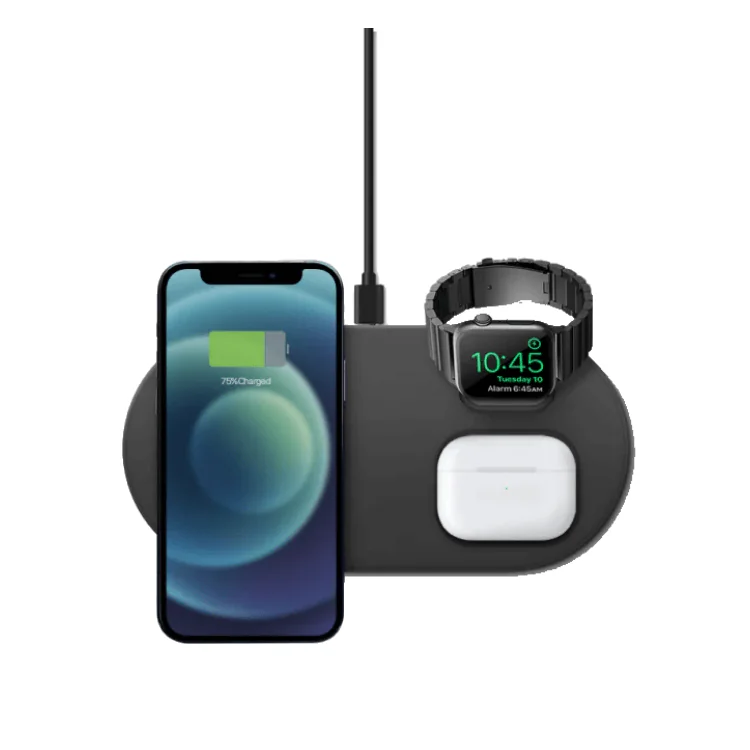 پد شارژر وایرلس مغناطیسی 3 کاره یونیک مدل Aereo Mag پد شارژر وایرلس مغناطیسی 3 کاره یونیک مدل Aereo Mag