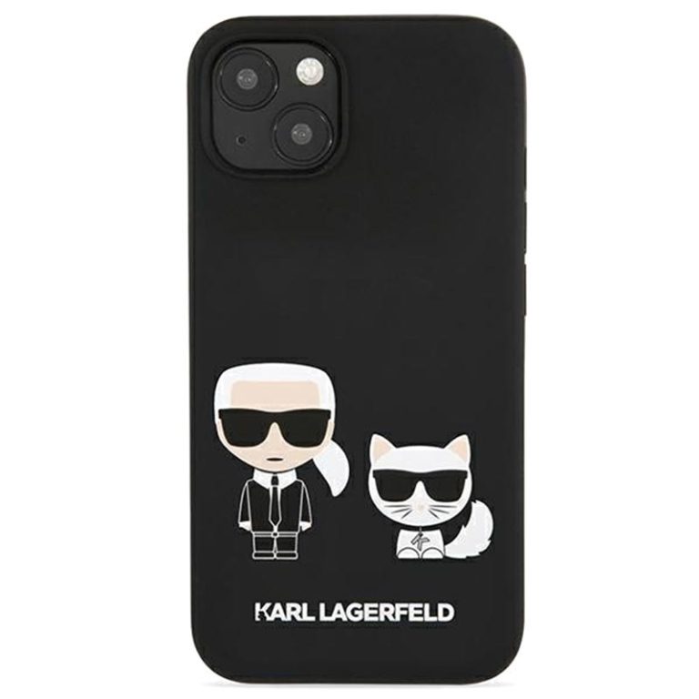 کاور سیلیکونی CGMobile مدل Karl Lagerfeld Karl & Choupette مناسب گوشی آیفون iPhone 13