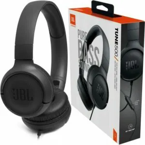 هدفون رو گوشی با سیم جی بی ال مدل JBL T500