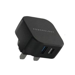 شارژر دیواری پاورولوجی 30 وات مدل Ultra-Compact Quick