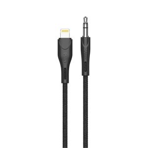 کابل تبدیل جک 3.5 به لایتنینگ گرین به طول 1.2 متر