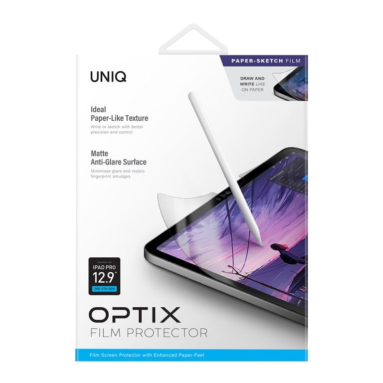 محافظ صفحه نمایش مات یونیک مدل Optix Paper-Like مناسب آیپد پرو 12.9 اینچ