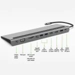 هاب تایپ سی 11 پورت و استند لپ تاپ پاورولوژی 100 وات