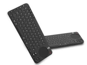 کیبورد وایرلس گرین با تاچ پد مدل Dual Mode Portable