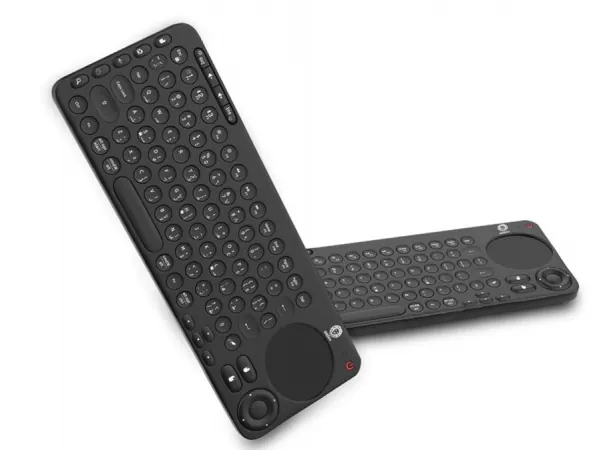 کیبورد وایرلس گرین با تاچ پد مدل Dual Mode Portable