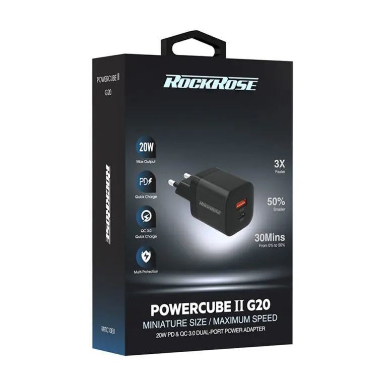 شارژر دیواری 20 وات راک رز مدل Powercube II G20