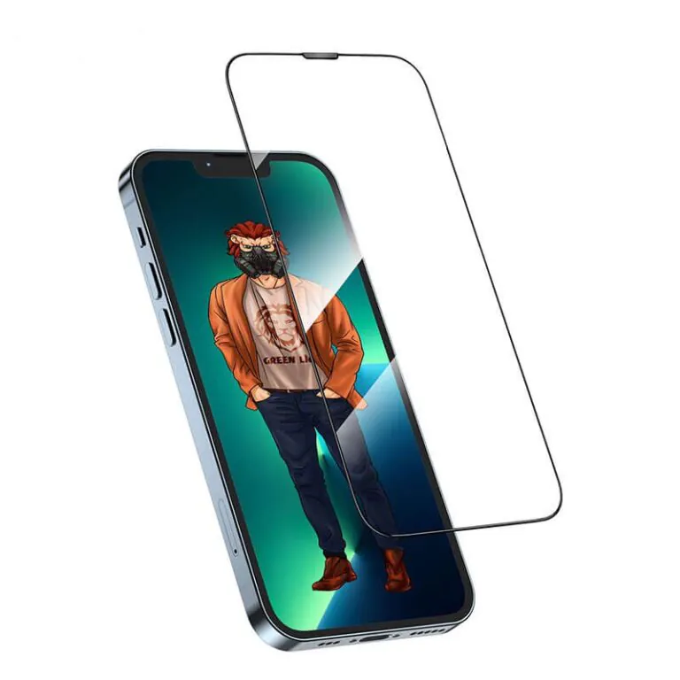 محافظ صفحه نمایش پرایوسی گرین مدل 3D Desert Round Edge مناسب گوشی آیفون iPhone13ProMax