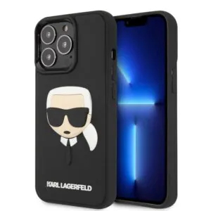 کاور سی جی مدل Karl Lagerfeld 3D Rubber مناسب گوشی آیفون iPhone 13Pro