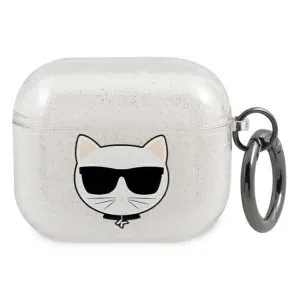 کاور کارل لاگرفلد ایرپاد مدل TPU Glitter Choupette مناسب کیس Airpods3