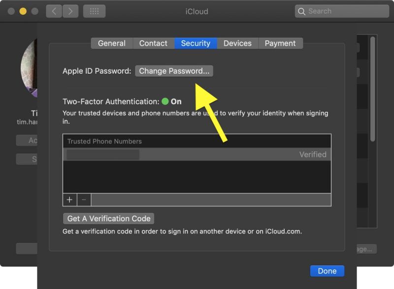 بازیابی رمز اپل آیدی در سیستم های مک4