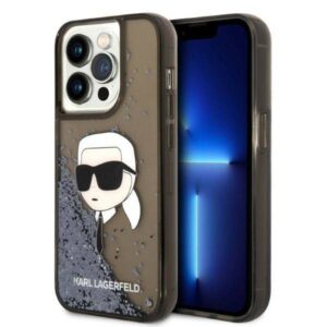 کاور سی جی کارل لاگرفلد مدل Liquid Glitter NFT Karl's Head مناسب گوشی iPhone 14ProMax