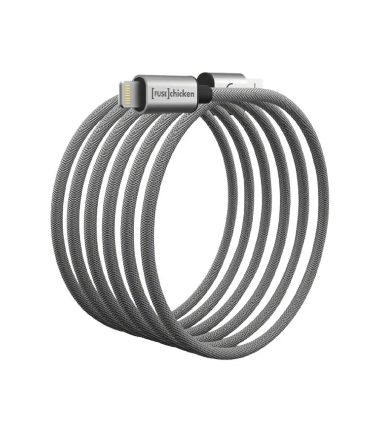 کابل تبدیل USB-A 3.0 به Lightning مدل FUSE Chicken Armour به طول 1m - استیل