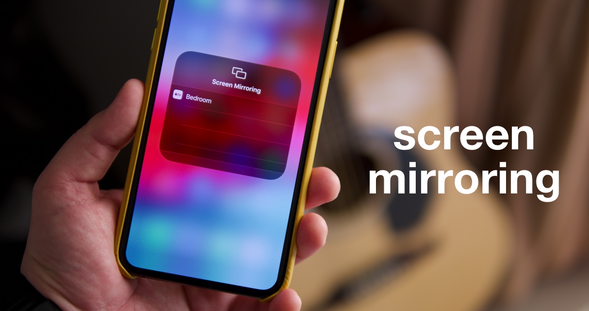 استفاده از قابلیت “اسکرین میرورینگ” (Screen Mirror) گوشی آیفون با ایرپلی - اپل گلشن استفاده از قابلیت “اسکرین میرورینگ” (Screen Mirror) گوشی آیفون با ایرپلی - اپل گلشن