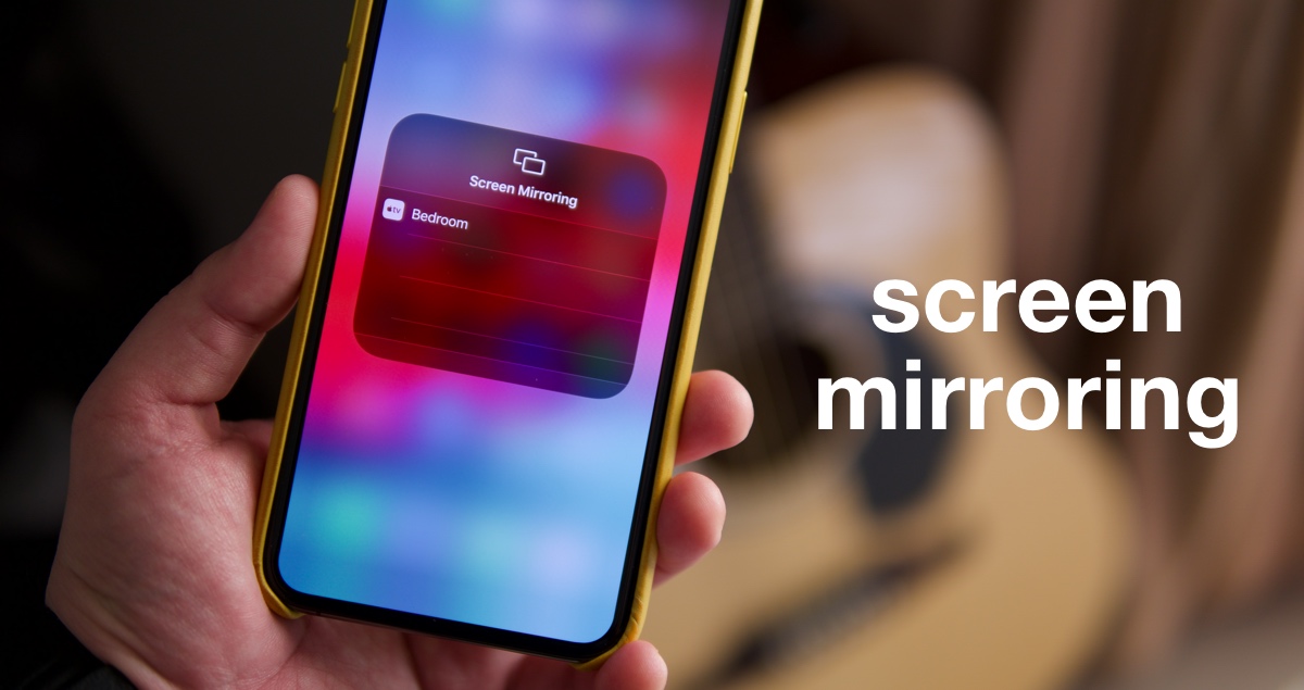 نحوه‌ی استفاده از قابلیت Screen Mirror (اسکرین میرورینگ) گوشی آیفون با ایرپلی