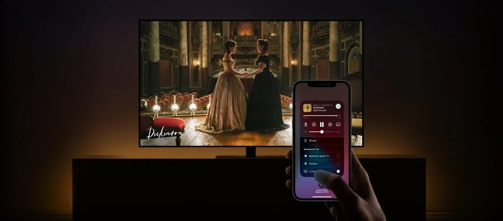 آموزش استفاده از AirPlay اپل برای قابلیت Screen Mirror
