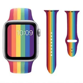 بند اسپرت Rainbow اپل مناسب اپل واچ 38/40/41 میلی متری - های کپی