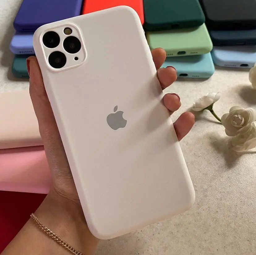 کاور سیلیکونی اپل مناسب گوشی آیفون iPhone11ProMax همراه با محافظ لنز - های کپی کاور سیلیکونی اپل مناسب گوشی آیفون iPhone11ProMax همراه با محافظ لنز - های کپی