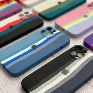 کاور سیلیکونی اپل مناسب گوشی آیفون iPhone13Pro همراه با محافظ لنز