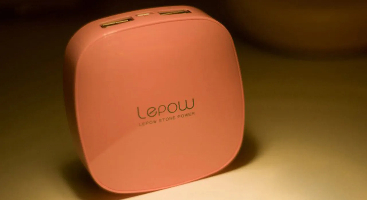 ebb357 پاوربانک Lepow Stone (6000mAh) - نارنجی