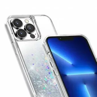 کاور اکلیلی آکواریومی گرین مدل 3D Glitter Resin مناسب آیفون iPhone13Pro