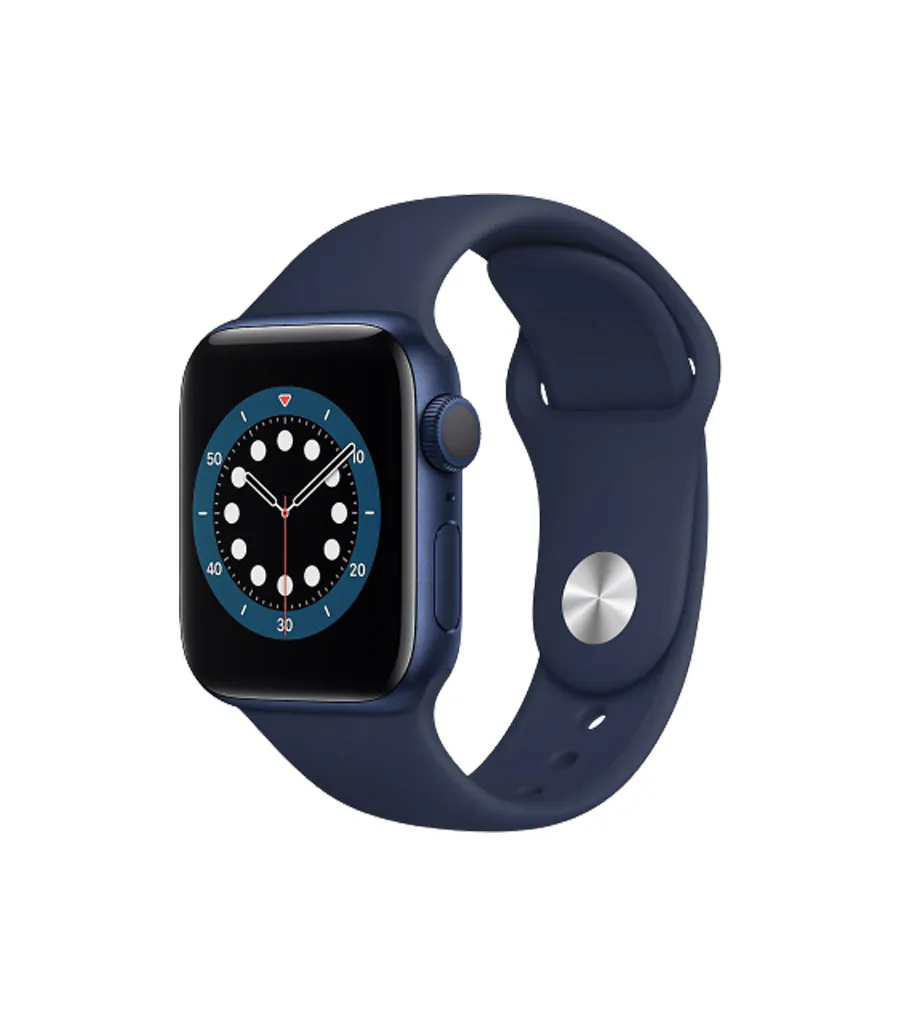 اپل واچ سری 6 مدل 44 میلی متری با بدنه ی آلومینیومی آبی و بند اسپرت سیلیکون آبی اپل واچ سری 6 مدل 44 میلی متری با بدنه ی آلومینیومی آبی و بند اسپرت سیلیکون آبی