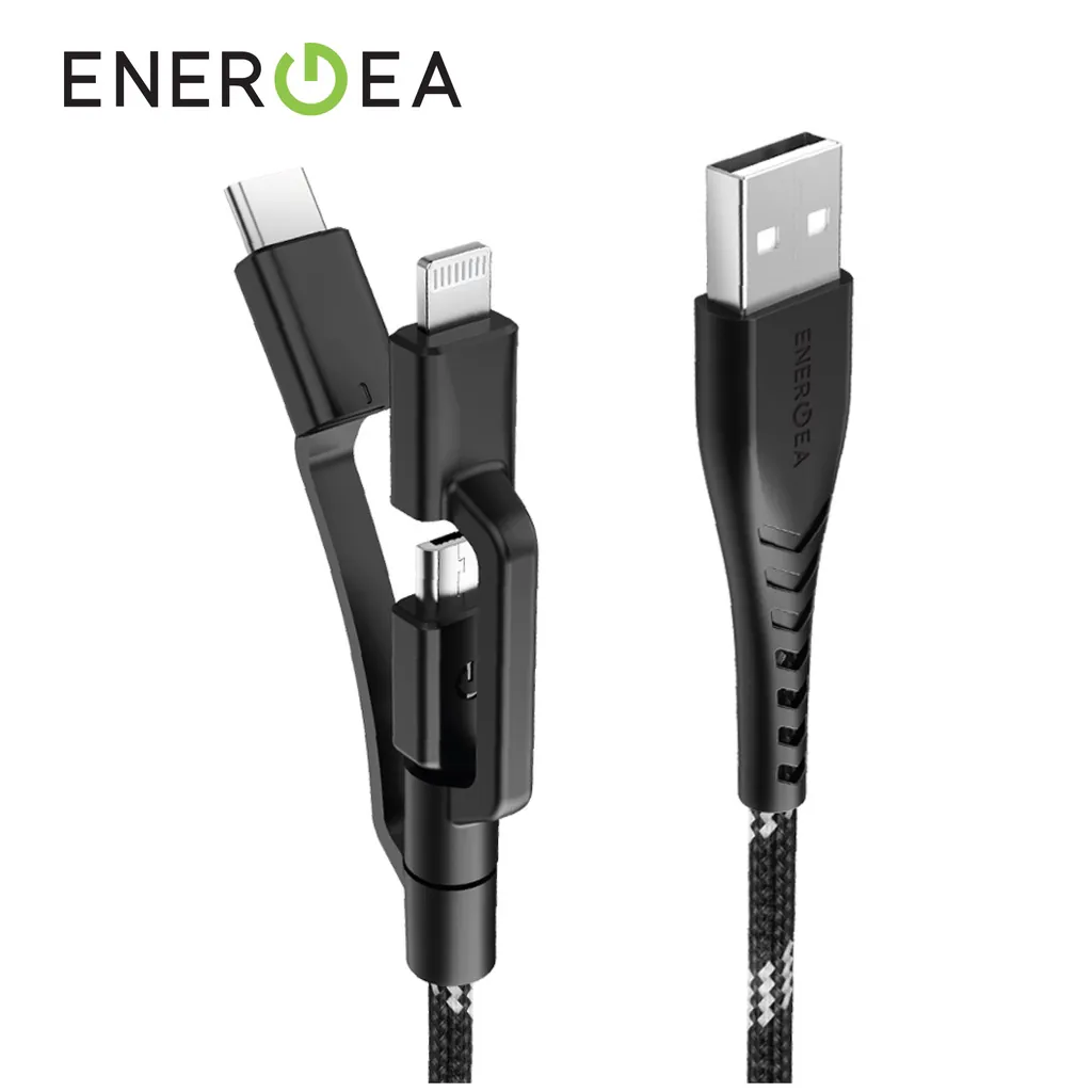 16982182236538c0ef115a7 کابل شارژ 3 کاره NyloFlex انرجیا با طول 1.5 متر