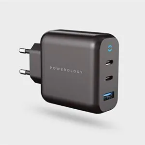 شارژر EU دیواری 65 واتی POWEROLOGY مدل GaN 3-Output