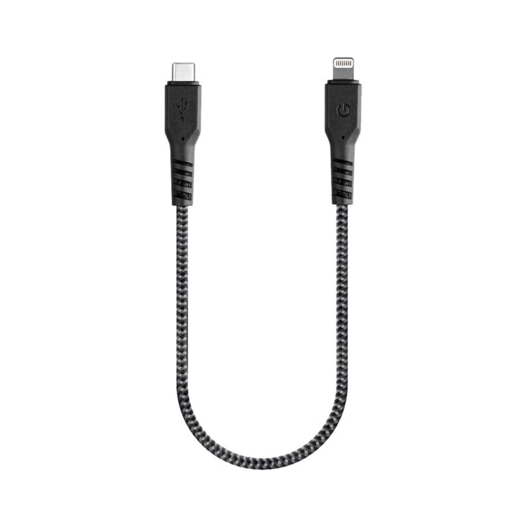 کابل تبدیل USB-C به لایتنینگ انرجیا مدل FibraTough طول 30Cm