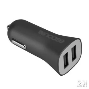 شارژر فندکی دو پورت USB اینکیس به همراه کابل USB