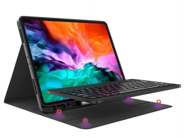 290292 کاور چرمی کیبورد وایرلس دار گرین مدل Permium مناسب آیپد پرو 11 اینچ iPad 11 2020