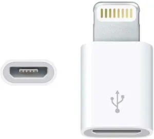 تبدیل micro USB به لایتنینگ مدل lightning adapter