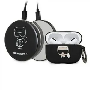 کاور ایرپاد CGMobile مدل Karl Lagerfeld Bundle Ikonik مناسب کیس Airpods1/2 + پاوربانک 2000 میلی آمپری