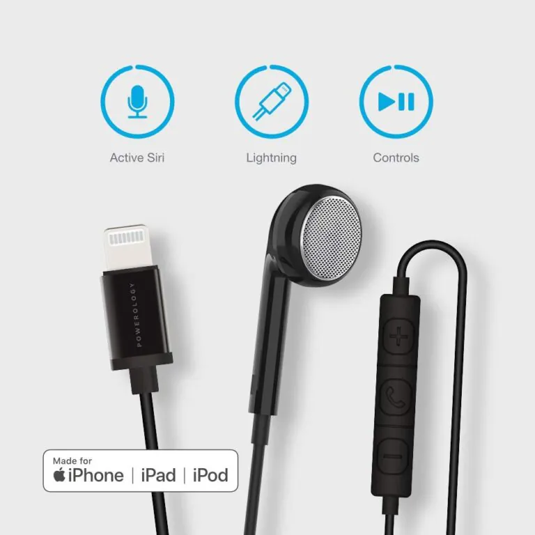 هندزفری پاورولوجی با کانکتور لایتنینگ مدل Mono