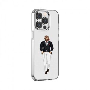 کاور شفاف گرین مدل Fashion Series Suit Lion Case مناسب گوشی آیفون iPhone13Pro